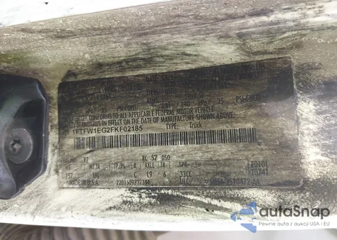 2015 Ford F-150 Xlt z USA, uszkodzony, nr VIN 1FTFW1EG2FKF02185